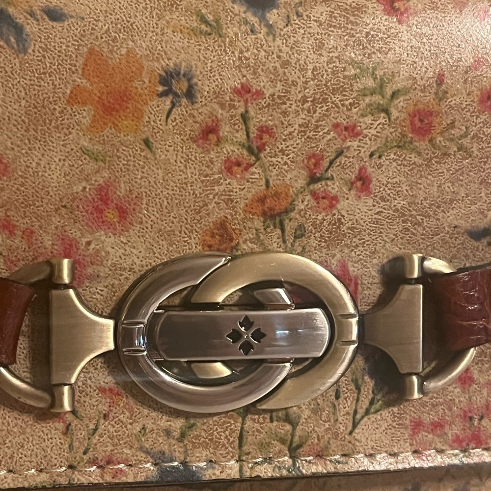 Patricia Nash Leather Hand/Crossbody “Prairie Rose” Whimsical Purse - Picture 3 of 16